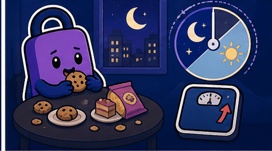 Night Owls and Weight Gain: The Science Behind Reversed Sleep Schedules